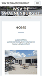 Mobile Screenshot of deswaenenburght.nl