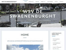 Tablet Screenshot of deswaenenburght.nl